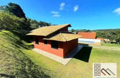 Casa 3 dormitórios (160m²), 2 banheiros, varanda, 4 vagas. linda casa de campo na estância san remo em atibaia