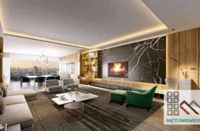 Apartamento 3 dormitórios (156m²), 3 suítes, varanda, 2 vagas. próximo da estação brooklin do metrô