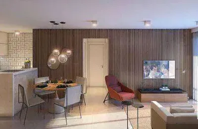 Apartamento 1 dormitórios (57m²), 1 banheiro social, terraço, 1 vaga.  próximo da estação campo belo