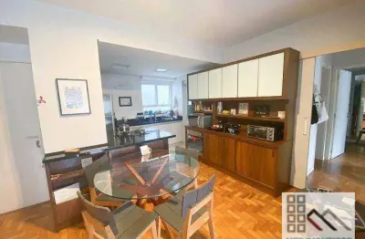 Apartamento 2 dormitórios (81m²), 1 suíte, 2 banheiros, reformado e mobiliado. no coração do itaim bibi