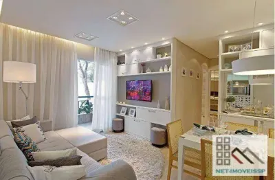 Apartamento 2 dormitórios (61,95m²), 1 suíte, sacada, 1 vaga. próximo do shopping plaza sul