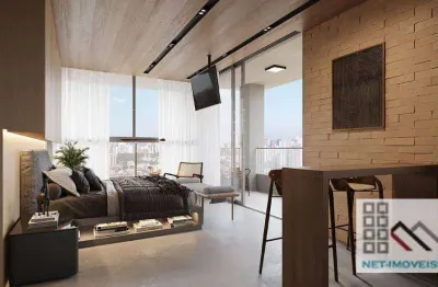 Studio 1 dormitório (35,2m²), 1 banheiro social, sacada. próximo da estação sumaré do metrô