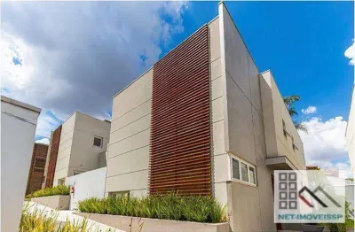 Casa de alto padrão em condomínio 4 dormitórios (525,09m²), 4 suítes, 5 vagas. próximo do shopping morumbi