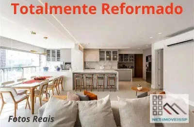Apartamento 3 dormitórios (158m²). 3 suítes, varanda gourmet, decorado e mobiliado, 2 vagas. luxo e design internacional