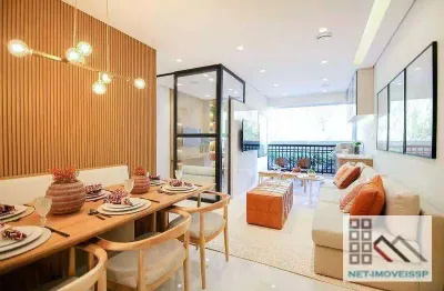 Apartamento 2 dormitórios (65m²), 1 suíte, terraço, 1 vaga. a 100 metros dos shoppings jardim sul e morumbi town