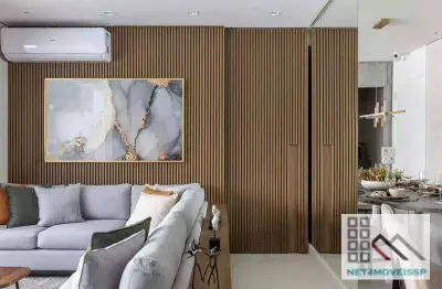 Apartamento 2 dormitórios (90m²), 1 suíte, varanda, 2 vagas.  próximo do allianz parque