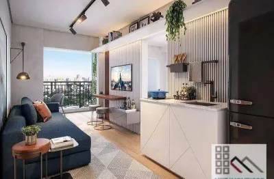 Apartamento 2 dormitórios (51,97m²), 1 banheiro, terraço, 1 vaga. a 400 metros da estação campo belo
