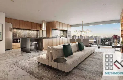 Apartamento 3 dormitórios (118m²), 3 suítes, terraço, 2 vagas. entre as estações paraiso e ana rosa