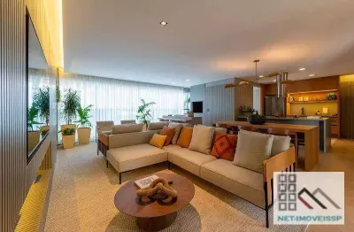 Apartamento mobiliado e decorado 3 dormitórios (191m²), 3 suítes, 3 vagas, depósito. no melhor de perdizes