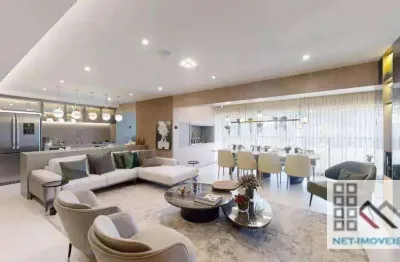 Apartamento 3 dormitórios (145m²), 3 suítes, varanda gourmet, 2 vagas. próximo da estação eucaliptos