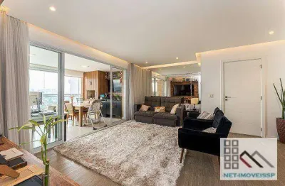 Apartamento 3 dormitórios (135m²), 1 suíte, 2 vagas, varanda, depósito. próximo do shopping vila olimpia