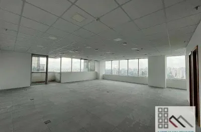 Conjunto comercial (130m²), 2 banheiros, 4 vagas. torre alpha, maior destaque para a sua empresa