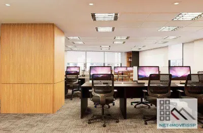 Conjunto comercial (232m²), 4 banheiros, mobiliado, 4 vagas. sob medida no conceito plug&play