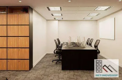 Conjunto comercial (219m²), 4 banheiros, mobiliado, 3 vagas. sob medida no conceito plug&play