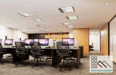 Conjunto comercial (441m²), 6 banheiros, mobiliado, 7 vagas. sob medida no conceito plug&play