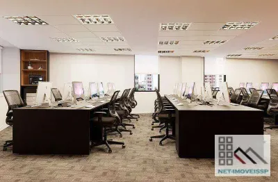 Conjunto comercial (882m²), 6 banheiros, mobiliado, 14 vagas. sob medida no conceito plug&play
