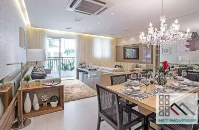 Apartamento 3 dormitórios (76,44m²), 1 suíte, varanda, 1 vaga. a 650 metros da estação conceição