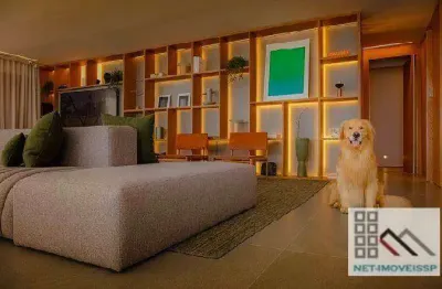 Apartamento 4 dormitórios (211m²), 4 suítes, 3 vagas, varanda. próximo do shopping ibirapuera