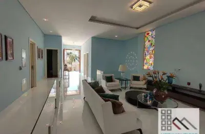 Casa em condomínio 4 dorms (410m²), 4 suítes, 4 vagas. pertinho de são paulo com ar e estilo de vida de interior