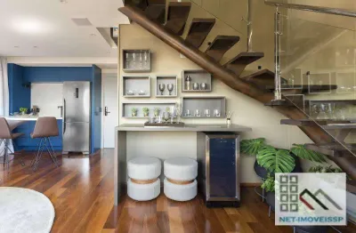 Cobertura duplex 1 dorm. (89m²), 1 suíte, terraço, mobiliado, 2 vagas. um novo marco para o luxo residencial no brasil