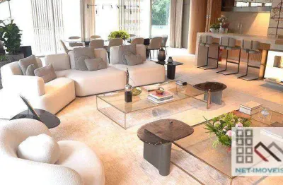 Apartamento 4 dormitórios (403,25m²), 4 suítes, varanda, 4 vagas. luxo e sofisticação no  melhor do itaim bibi