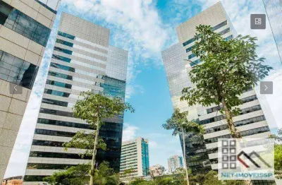 CONJUNTO COMERCIAL (375,35m²), 4 BANHEIROS, 7 VAGAS. NO LUXUOSO COMPLEXO DE PRÉDIOS DE ESCRITÓRIOS