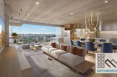 Apartamento 3 dormitórios (111m²), 3 suítes, terraço, 2 vagas. a 1 minuto a pé da estação aacd-servidor