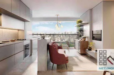 Apartamento 1 dormitórios (41,48m²), 1 banheiro, sacada, 1 vaga moto. a 3 minutos do terminal barra funda