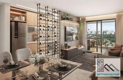 Apartamento 2 dormitórios (69,20m²), 1 suíte, terraço, 1 vaga. próximo do tietê plaza shopping