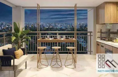 Apartamento 2 dormitórios (70,43m²), 1 suíte, terraço, 1 vaga. próximo do tietê plaza shopping