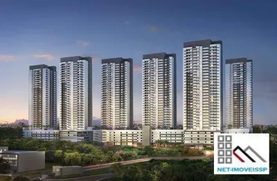 Apartamento 2 dormitórios (69m²), 1 suíte, 1 vaga, varanda. próximo dos shoppings jardim sul e town shopping morumbi