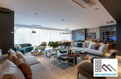 Apartamento 4 dormitórios (276,80m²), 4 suítes, terraço, 4 vagas. nasce um lindenberg internacional no ibirapuera
