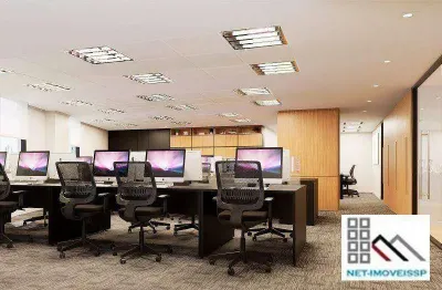 Conjunto comercial (1764m²), 8 banheiros, mobiliado, 28 vagas. sob medida no conceito plug&play