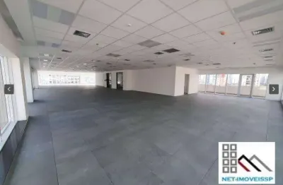 Conjunto comercial (192m²), 4 banheiros, 6 vagas. ao lado do shopping morumbi