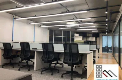 Compra com renda garantida. conjunto comercial (253,65m²), 4 banheiros, 5 vagas. na região da berrini