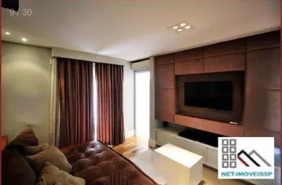 Apartamento 2 dormitórios (157m²), 2 suítes, mobiliado, 3 vagas. próximo do parque do ibirapuera