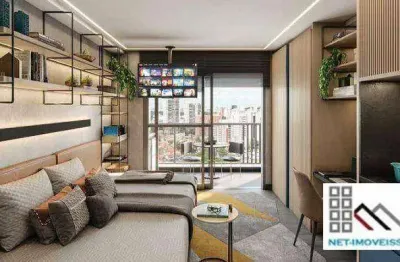 Apartamento 1 dormitório (50,48m²), 1 suíte, terraço. próximo da estação do metrô borba gato