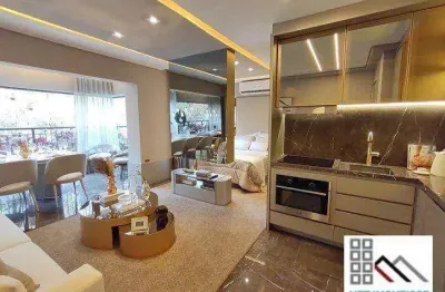 Studio 1 dormitório (29m²), 1 banheiro, sacada. a 2 minutos da estaçao moema