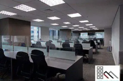 Conjunto comercial (490m²), 4 banheiros, mobiliado, 9 vagas. ao lado do shopping vila olímpia