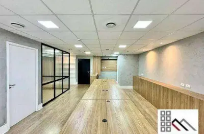 Compra com renda imediata. conjunto comercial (81,50m²), 2 banheiro, mobiliado, 2 vagas. o novo ícone arquitetônico da cidade