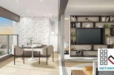 Apartamento 1 dormitório (53,53m²), 1 banheiro, sacada, 1 vaga. a 900 metros da esgação higienópolis/ mackenzie