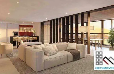 Apartamento 4 dormitórios (210m²), 4 suítes, terraço, 3 vagas. um projeto luxuoso e exclusivo da chácara kalbin