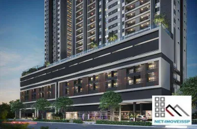 Apartamento 2 dormitórios (83,96m²), 1 suíte, varanda. 1 vaga. próximo da estação santos/imigrantes