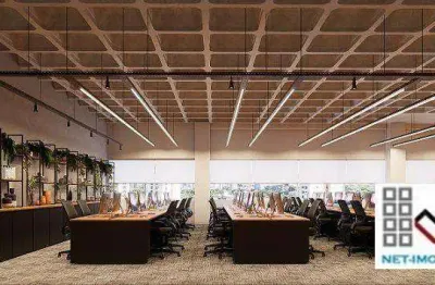 Conjunto comercial (2.120m²), 4 banheiros, mobiliado, 20 vagas. sob medida no conceito plug&play. próximo do fórum trabalhista