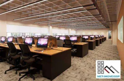 Conjunto comercial (2.850m²), 8 banheiros, mobiliado, 40 vagas. sob medida no conceito plug&play. próximo do fórum trabalhista