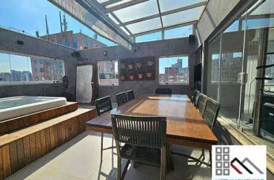 Cobertura duplex 2 dormitórios (118,43m²), 1 suíte, mobiliado, 2 vagas. um convite ao estilo de vida exclusivo