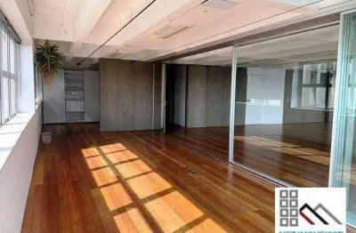 Conjunto comercial (201m²), 4 banheiros, 2 vagas. ao lado shopping iguatemi