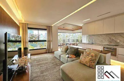 Apartamento 2 dormitórios (83m²), 2 suítes, mobiliado e decorado, 2 vagas. em frente ao insper