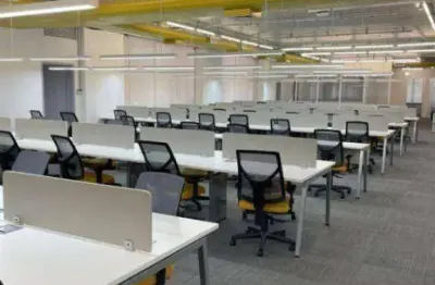Conjunto comercial (586,65m²), 6 banheiros, mobiliado, 10 vagas. próximo da estação berrini da cptm