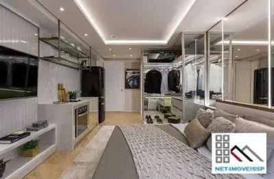 Studio 1 dormitórios (31m²), 1 dormitório, terraço. ao lado da puc-sp, campus monte alegre